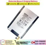 Motorola Nexus 6 Original Battery Price In Pakistan