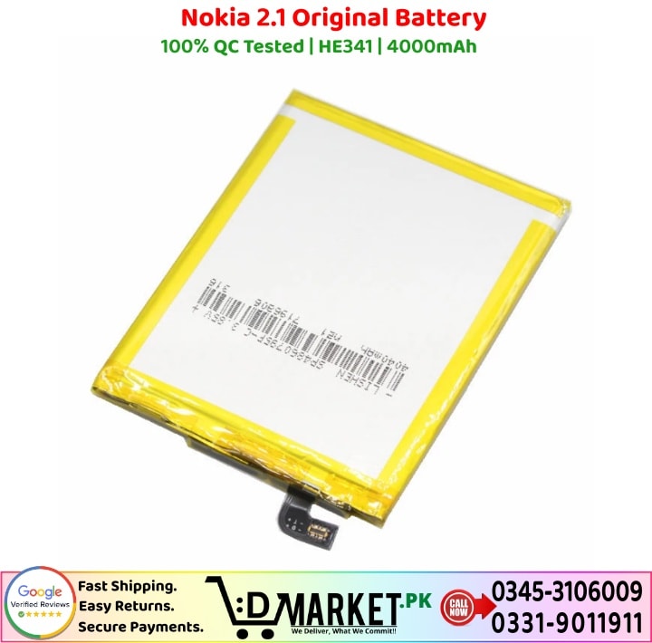 Nokia 2.1 Original Battery Price In Pakistan