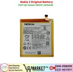 Nokia 3 Original Battery Price In Pakistan