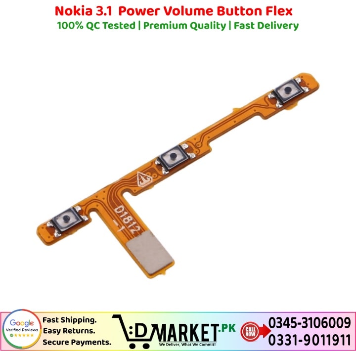 Nokia 3.1 Power Volume Button Flex Price In Pakistan