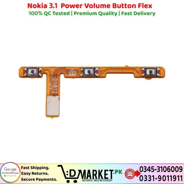 Nokia 3.1 Power Button - Volume Button Flex Price In Pakistan