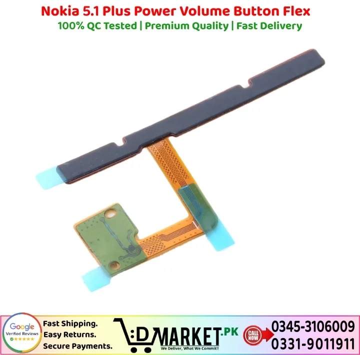 Nokia 5.1 Plus Power Volume Button Flex Price In Pakistan