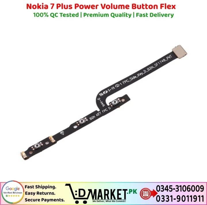 Nokia 7 Plus Power Volume Button Flex Price In Pakistan