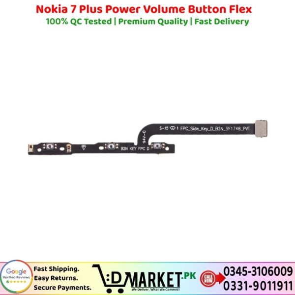 Nokia 7 Plus Power Volume Button Flex Price In Pakistan