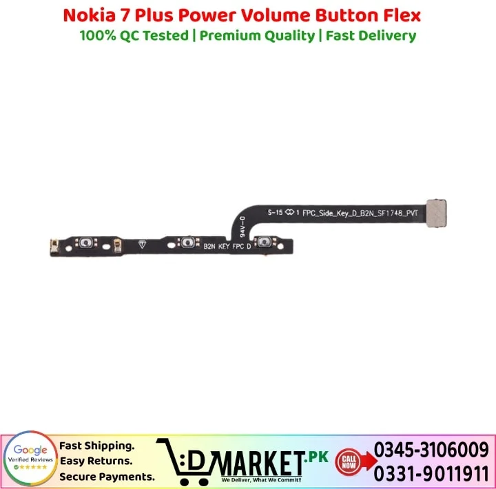 Nokia 7 Plus Power Volume Button Flex Price In Pakistan