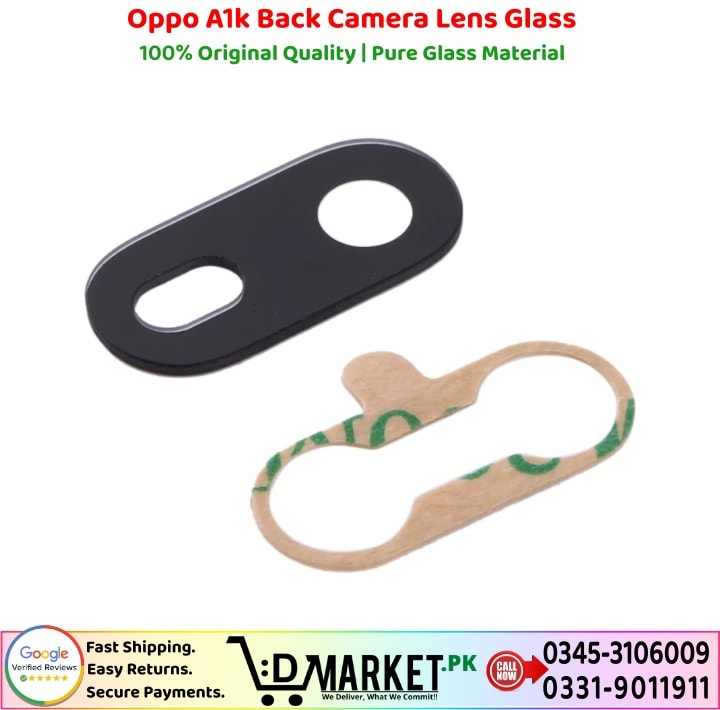 Oppo A1k Back Camera Lens Glass Price In Pakistan