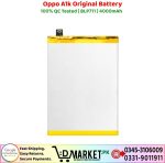 Oppo A1k Original Battery Price In Pakistan