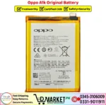 Oppo A1k Original Battery Price In Pakistan
