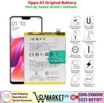Oppo A3 Original Battery Price In Pakistan