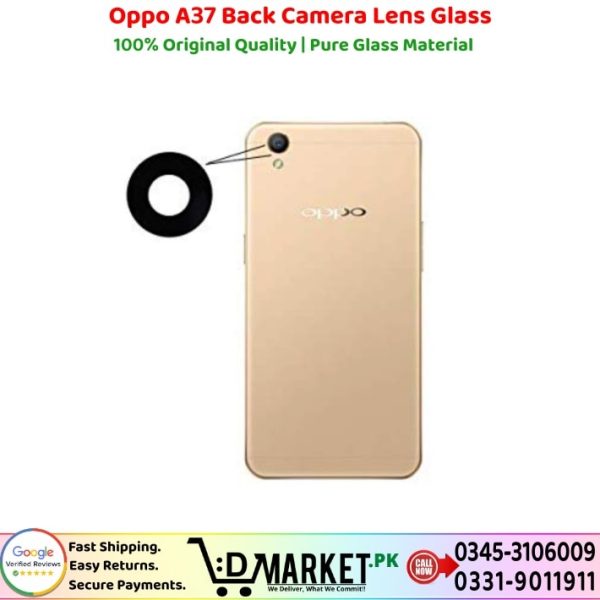 Oppo A37 Back Camera Lens Glass Price In Pakistan