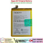 Oppo A57 Original Battery Price In Pakistan