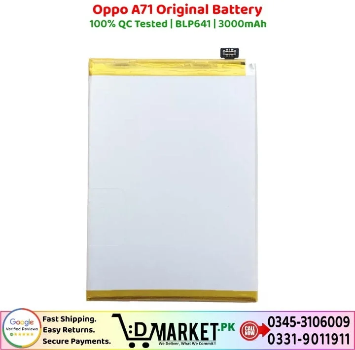Oppo A71 Original Battery Price In Pakistan