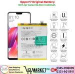 Oppo F7 Original Battery Price In Pakistan