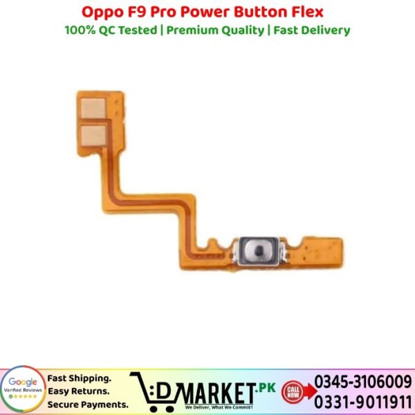 Oppo F9 Pro Power Button Flex Price In Pakistan