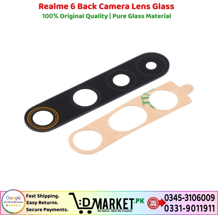 Realme 6 Back Camera Lens Glass Price In Pakistan