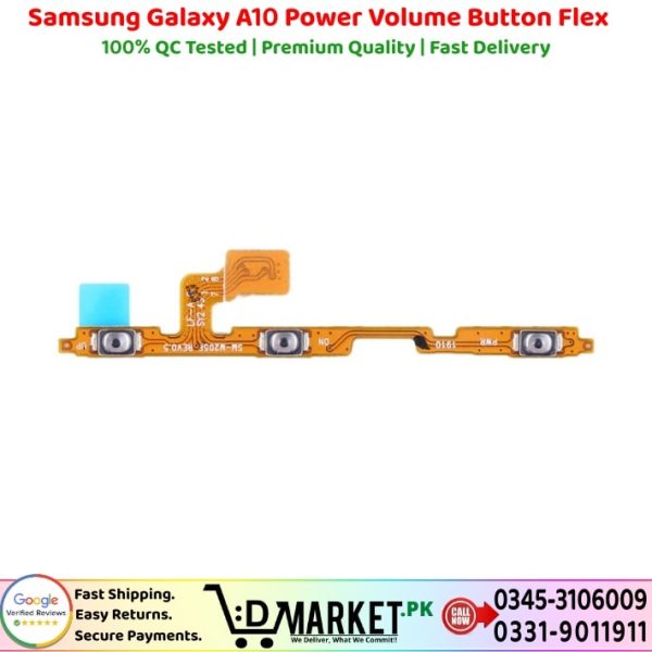 Samsung Galaxy A10 Power Volume Button Flex Price In Pakistan