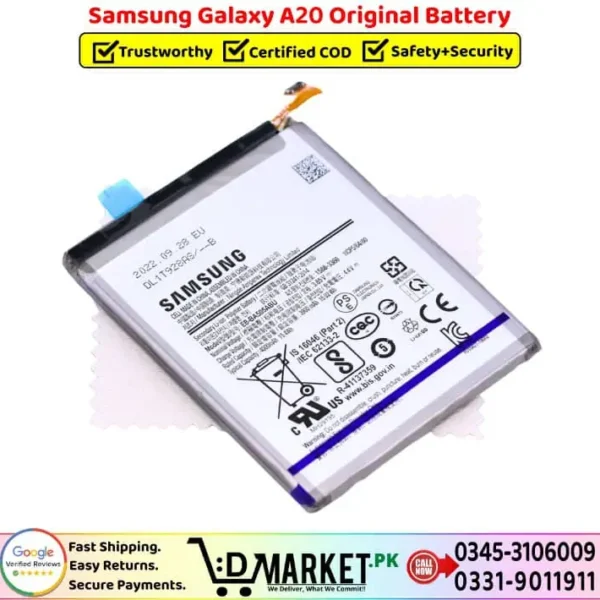 Samsung Galaxy A20 Original Battery Price In Pakistan