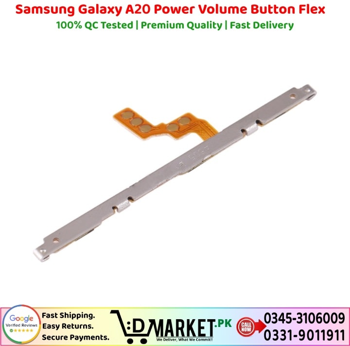 Samsung Galaxy A20 Power Volume Button Flex Price In Pakistan