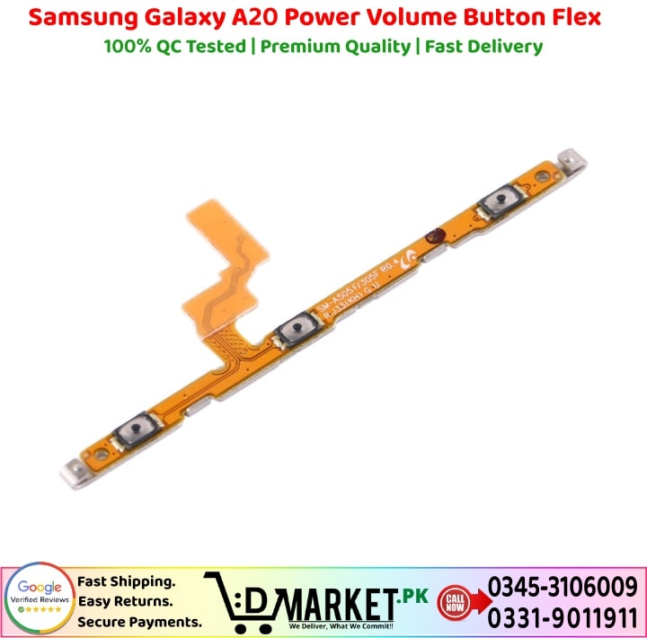 Samsung Galaxy A20 Power Volume Button Flex Price In Pakistan