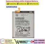 Samsung Galaxy A20e Original Battery Price In Pakistan