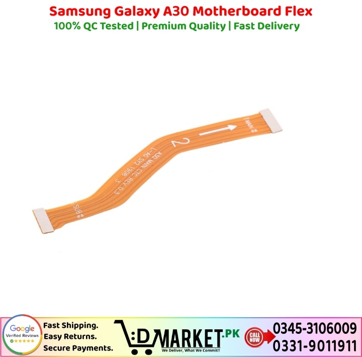 Samsung Galaxy A30 Motherboard Flex Price In Pakistan