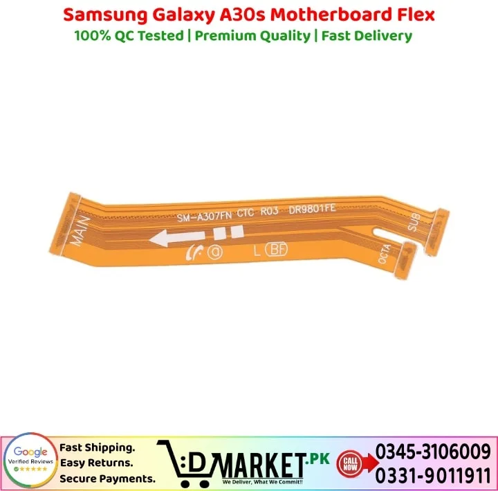 Samsung Galaxy A30s Motherboard Flex Price In Pakistan