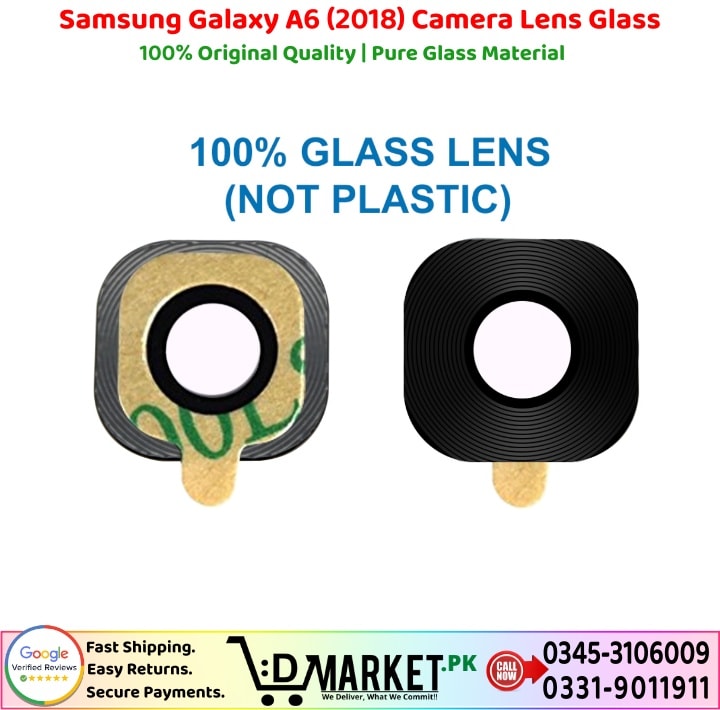 Samsung Galaxy A6 2018 Back Camera Lens Glass Price In Pakistan