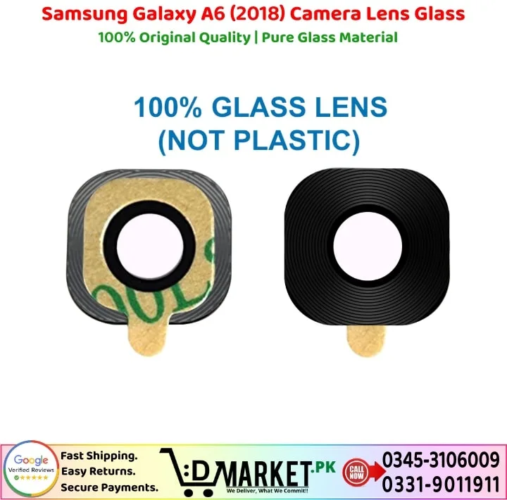 Samsung Galaxy A6 2018 Back Camera Lens Glass Price In Pakistan