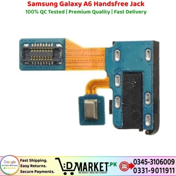 Samsung Galaxy A6 Handsfree Jack Price In Pakistan