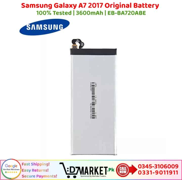 Samsung Galaxy A7 2017 Original Battery Price In Pakistan