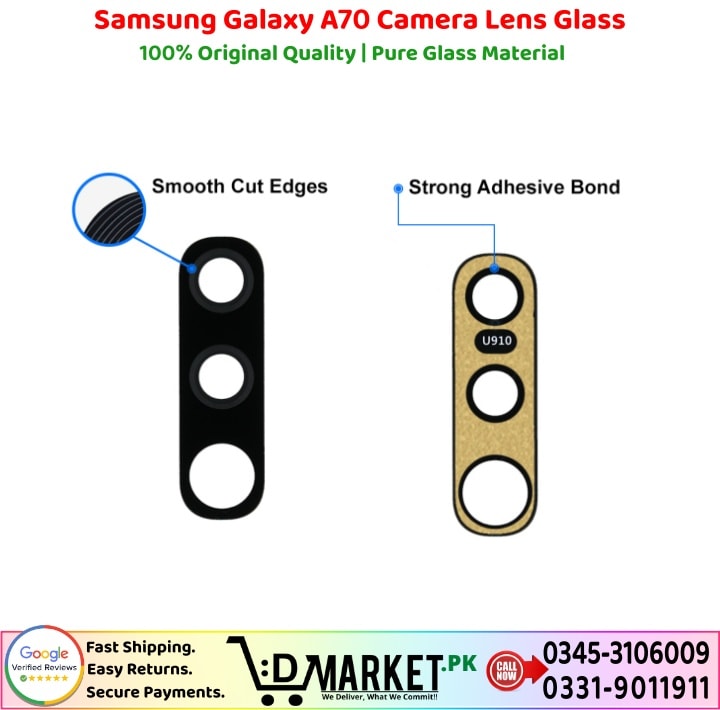 Samsung Galaxy A70 Back Camera Lens Glass Price In Pakistan