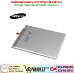 Samsung Galaxy A70 Original Battery Price In Pakistan