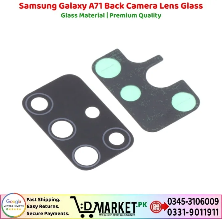 Samsung Galaxy A71 Back Camera Lens Glass Price In Pakistan