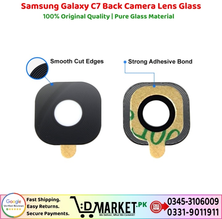 Samsung Galaxy C7 Back Camera Lens Glass Price In Pakistan