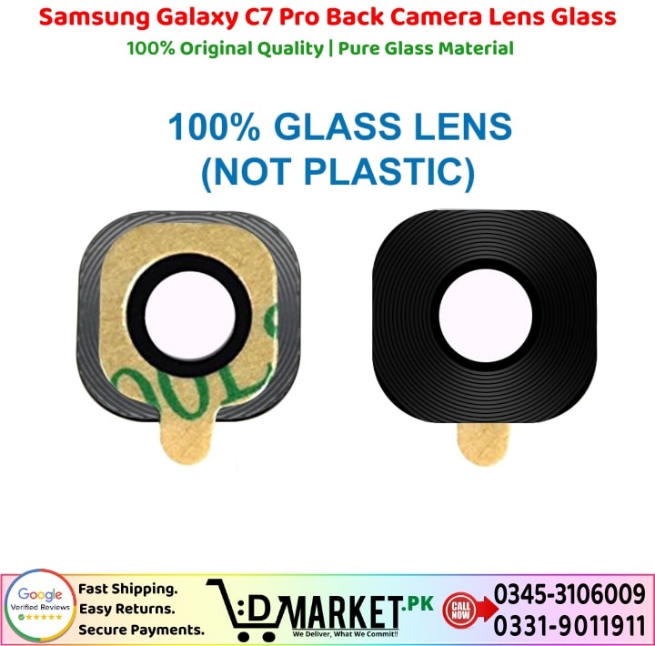 Samsung Galaxy C7 Pro Back Camera Lens Glass Price In Pakistan