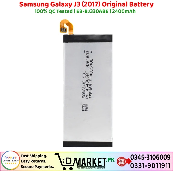 Samsung Galaxy J3 2017 Original Battery Price In Pakistan