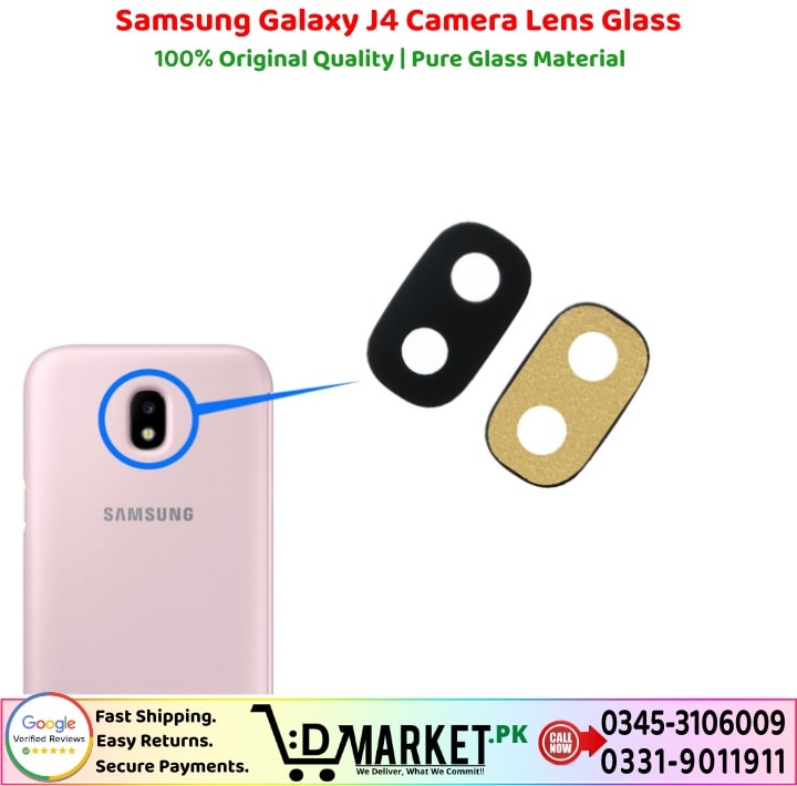 Samsung Galaxy J4 Back Camera Lens Glass Price In Pakistan