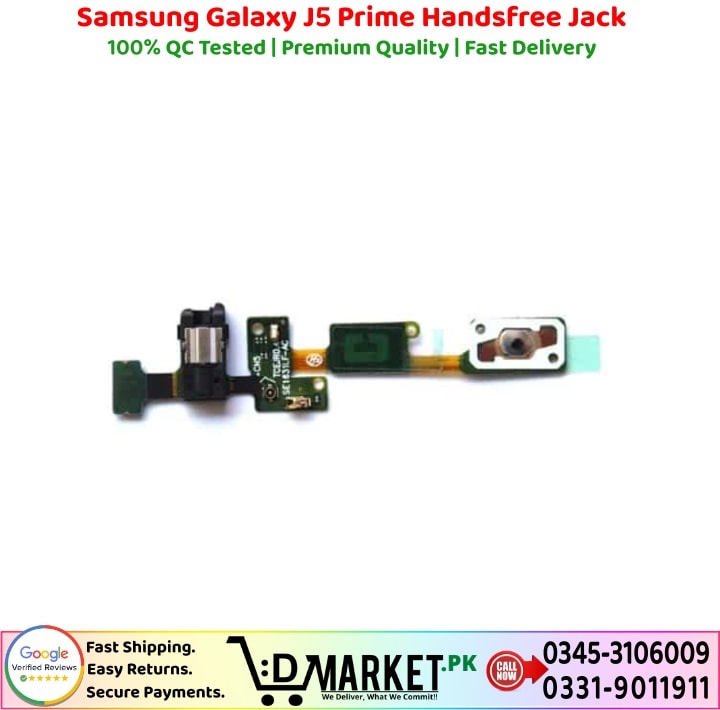 Samsung Galaxy J5 Prime Handsfree Jack Price In Pakistan