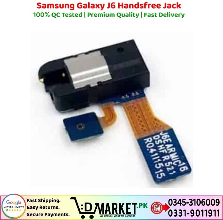 Samsung Galaxy J6 Handsfree Jack Price In Pakistan