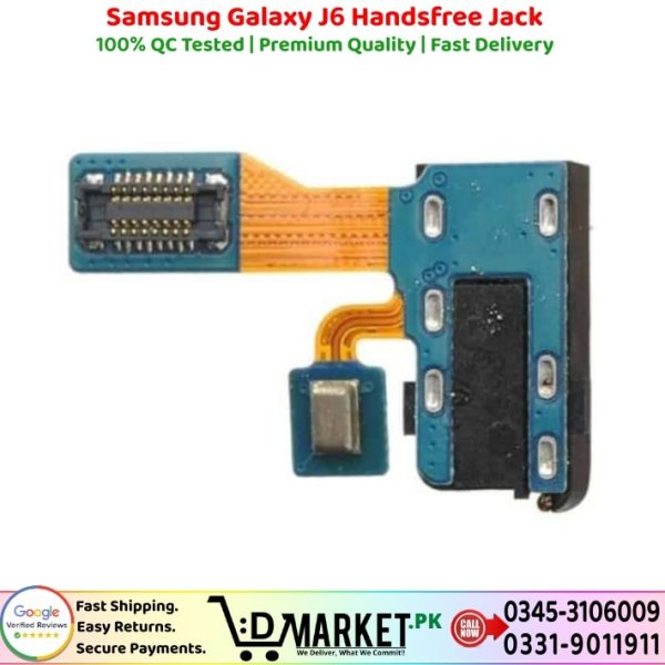 Samsung Galaxy J6 Handsfree Jack Price In Pakistan