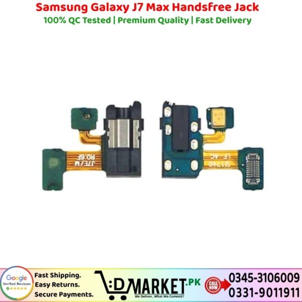 Samsung Galaxy J7 Max Handsfree Jack Price In Pakistan
