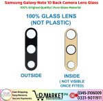 Samsung Galaxy Note 10 Back Camera Lens Glass Price In Pakistan