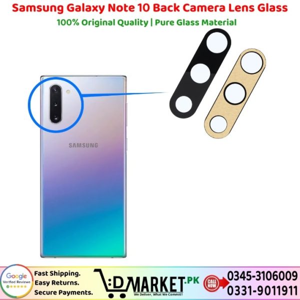Samsung Galaxy Note 10 Back Camera Lens Glass Price In Pakistan
