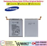 Samsung Galaxy Note 10 Plus Original Battery Price In Pakistan