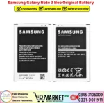 Samsung Galaxy Note 3 Neo Original Battery Price In Pakistan