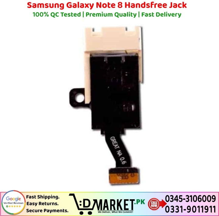 Samsung Galaxy Note 8 Handsfree Jack Price In Pakistan