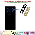Samsung Galaxy Note 9 Back Camera Lens Glass Price In Pakistan