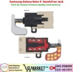 Samsung Galaxy Note 9 Handsfree Jack Price In Pakistan
