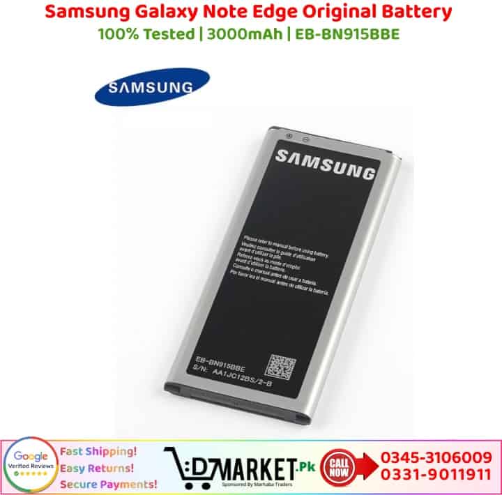 Samsung Galaxy Note Edge Original Battery Price In Pakistan