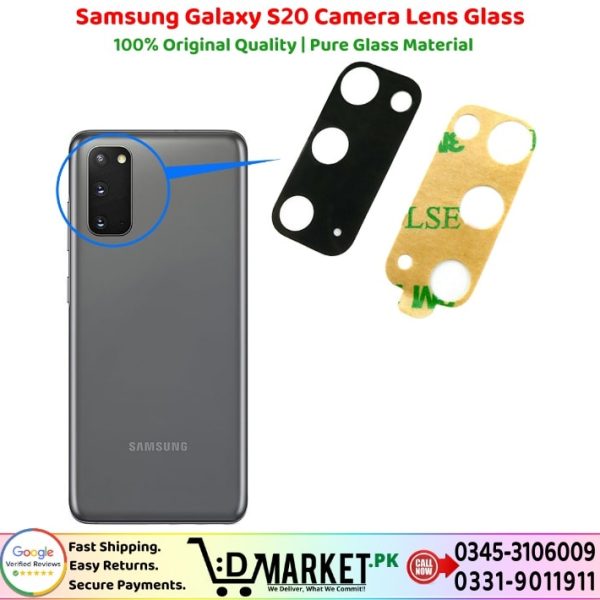 Samsung Galaxy S20 Back Camera Lens Glass Price In Pakistan
